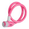 Imagen de Cable candado con llaves, color rosa (65 cms) CCR-65