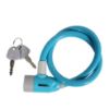 Imagen de Cable candado con llaves, color azul (65 cms) CCA-65