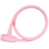 Imagen de Cable candado con llaves, color rosa (1 mt) C-121R