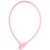 Imagen de Cable candado con llaves, color rosa (1 mt) C-121R