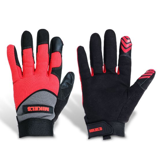 Imagen de Guantes para trabajo para mecánico piel sintética (G) GM-2G